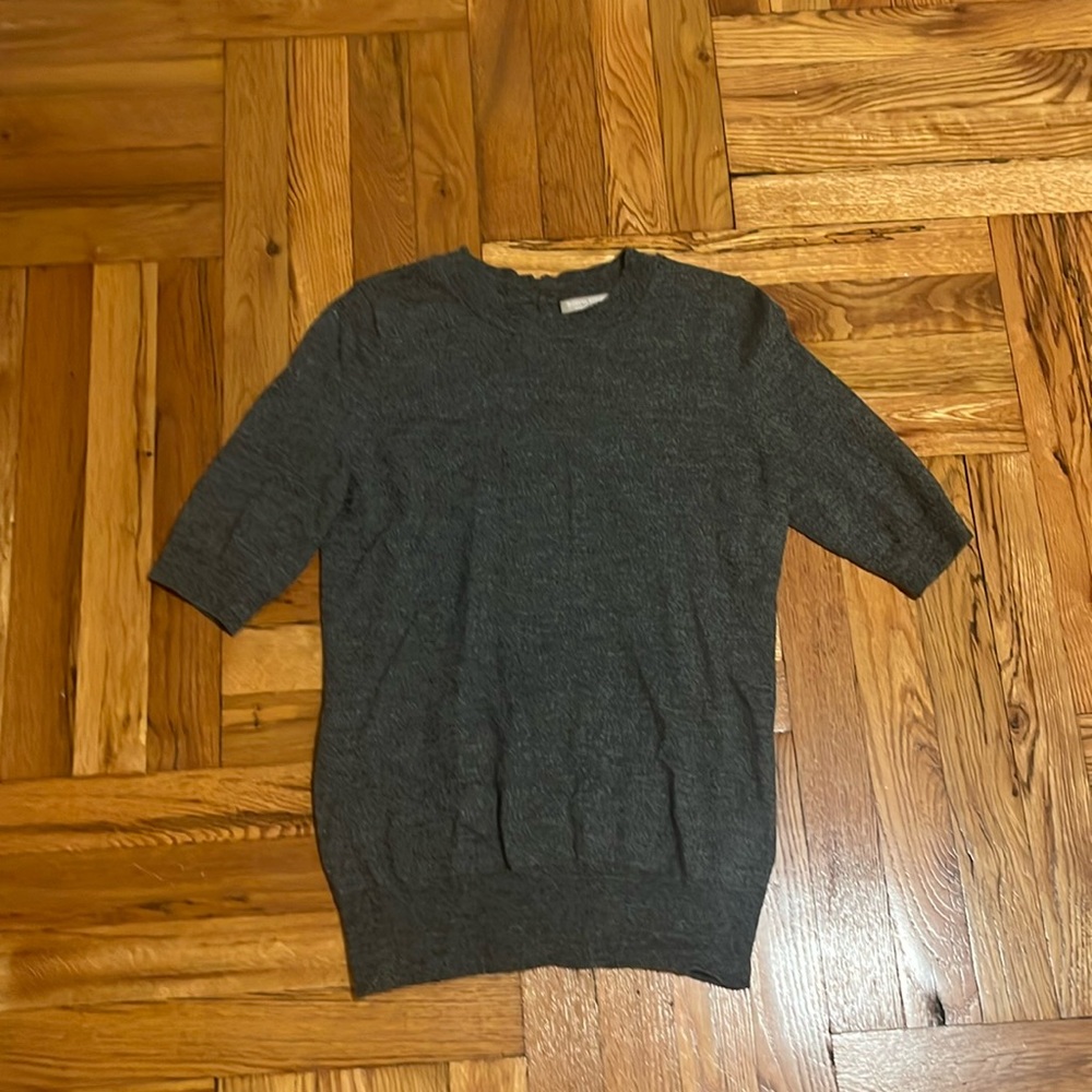 Banana republic 3/4 sleeve grey sweater
